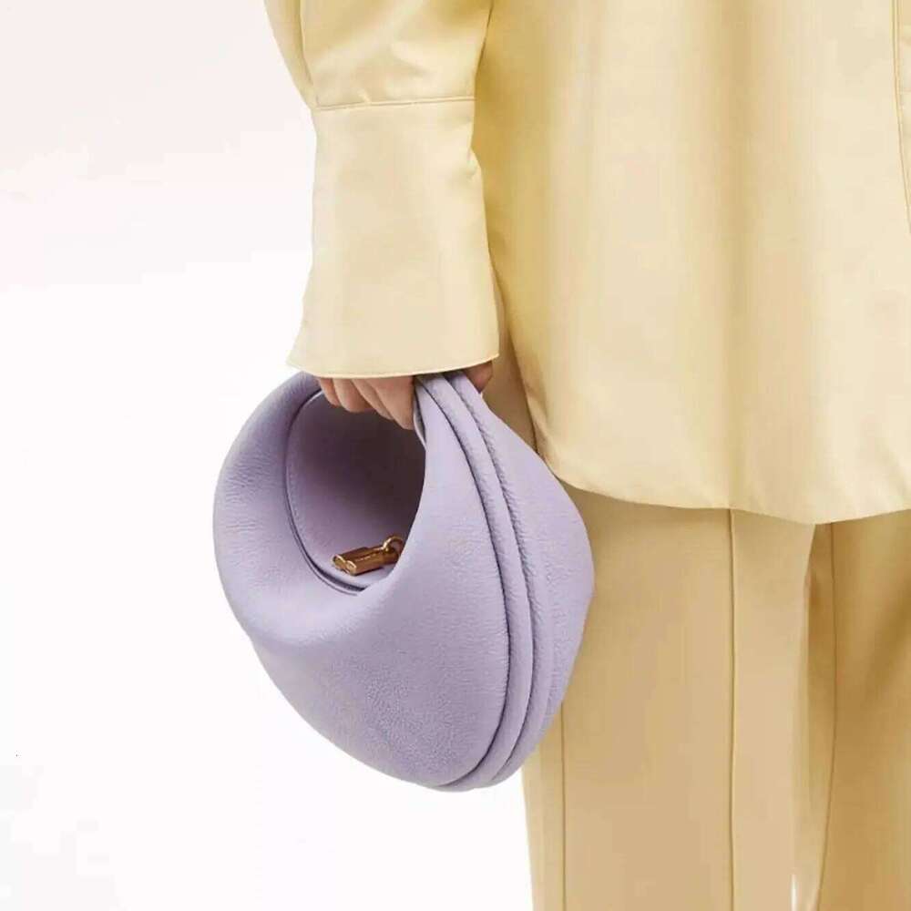 Medium Moon Bend Crescent Bag Shoulder Crossbody Women's Bags Soft Wearable Simple Peplum