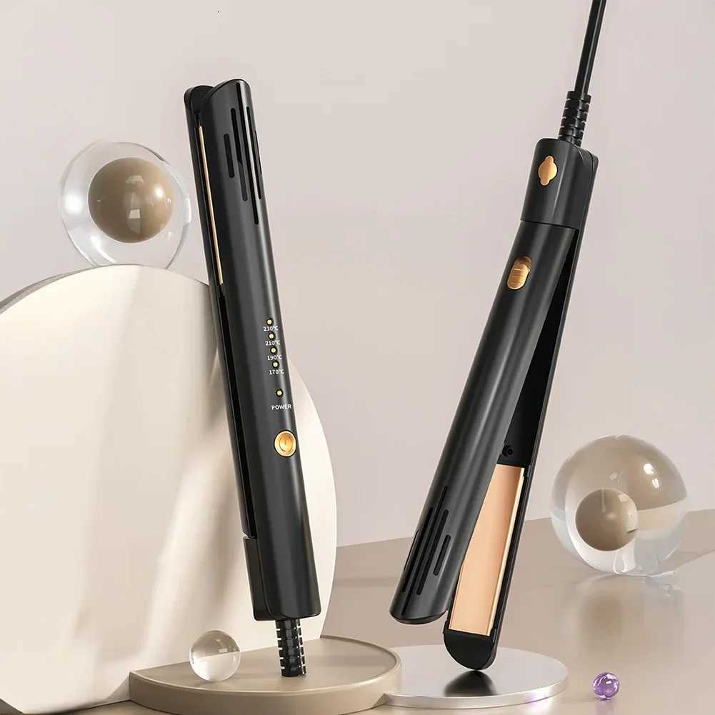 2-in-1 Hair Styler Compact Chuit Heat Frizz Free Travel Hair Straightener Professional Hair Styler Tool W250814