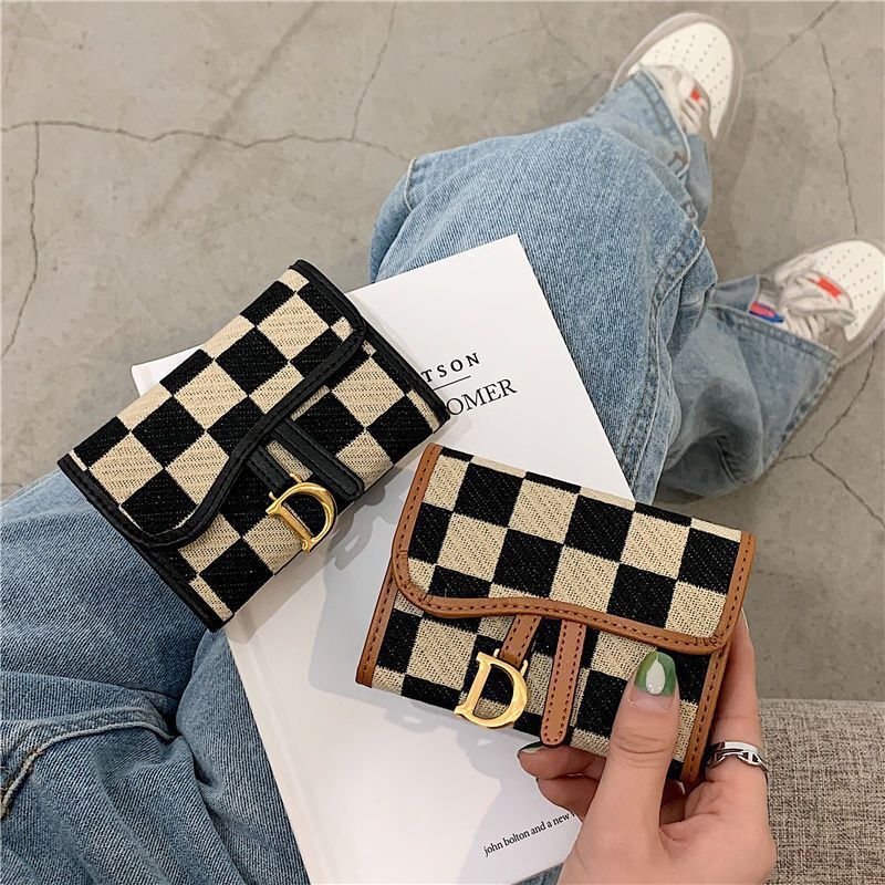 Luxury Brand Designer Bag Card Holder Multi-Card Slots High-Value Coin Purse Trendy Autumn Winter Internet Celebrity Foldable Card Holder Accordion Fa