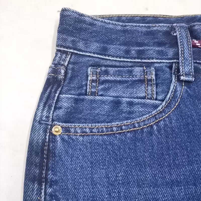 Stylish Rigid-Fit Straight Jean for Women Premium Quality Elastic-Free Trousers