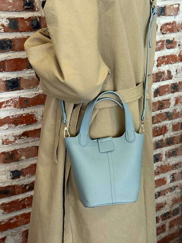 Sle Soft Leather Buet Casual Commuter Single Oulder Crossbody Bag Summer New Arrival Miaoqi Handbag