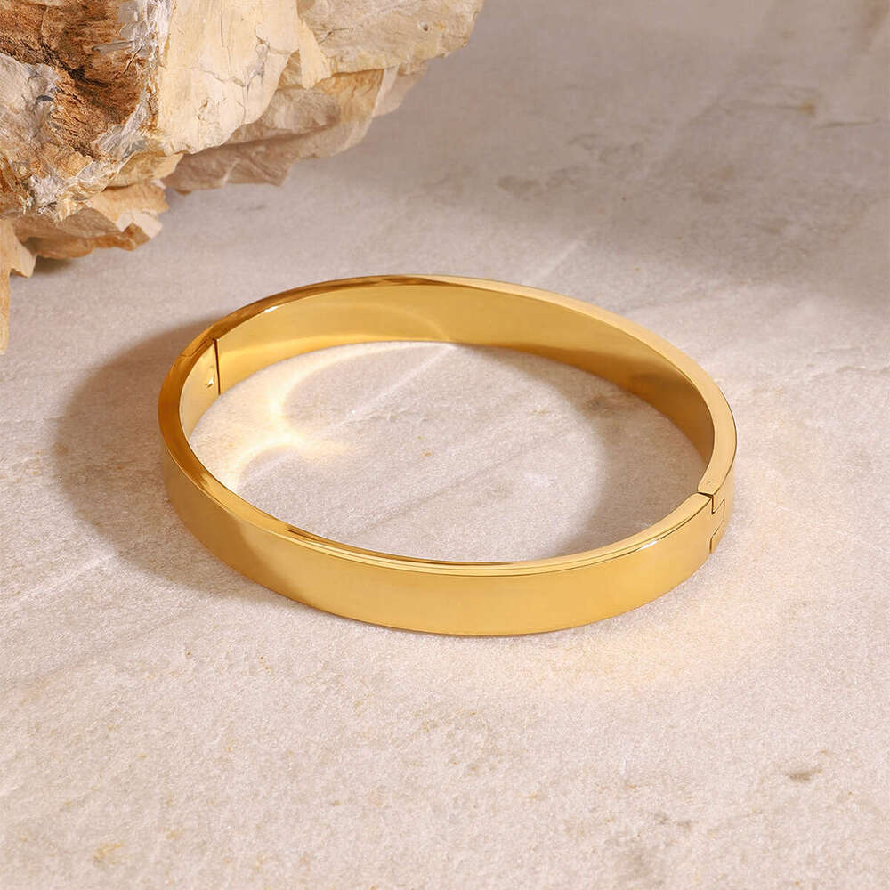 Jewelry Stainless Designer Rhinestone High Version Niche for Women Clasp Titanium Steel Bracelet