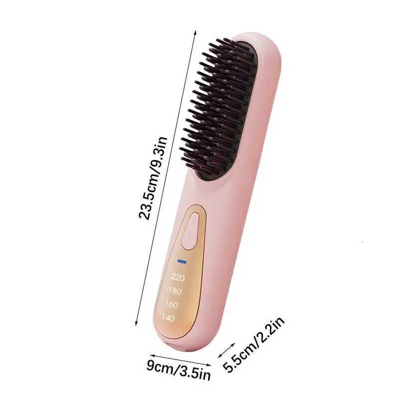 Hair Straightener Brush Styling Straightening Smoothing Comb Hair Straightener Heat Pressing Combs for Women Girls Family W250814