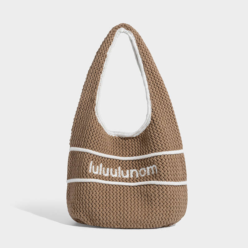 Women's designer woven bag for spring and summer 2025 new single shoulder tote bags fashionable and casual dopamine