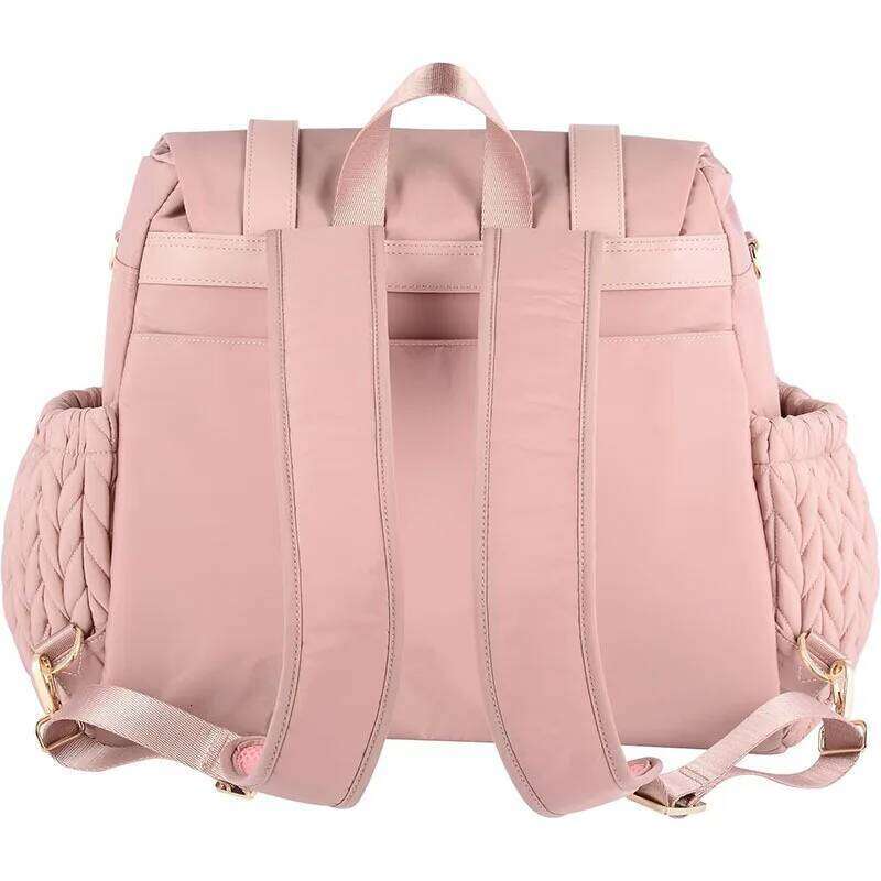 New Bags Mother Waterproof Large Capacity Solid Polyester Diaper Backpacks Travel Bag for Newborn Baby