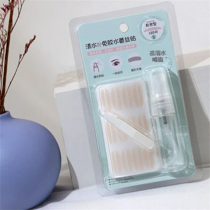 120 Pair Eyelid Tape Clear Beige Natural Sticker Invisible Eyelid Stickers Eyelid Stripe Big Eyes Makeup Beauty Tools 250811