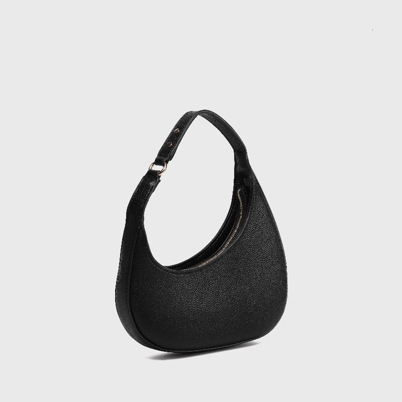 Winter New Korean Style INS Fashion Internet Celebrity Irregular Half-Moon Baguette Single Shoulder Underarm Bag for Women