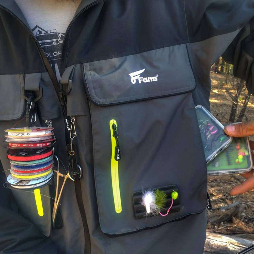 8 Fans Wading Breathable Waterproof Fishing Rain Jackets For Men&Women