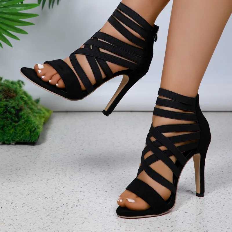 2024 New Summer Womens Sandals Shoes High Heel Sandals Fashion High Heels Sexy Ladies Plus Size Shoes Heels Women W250814