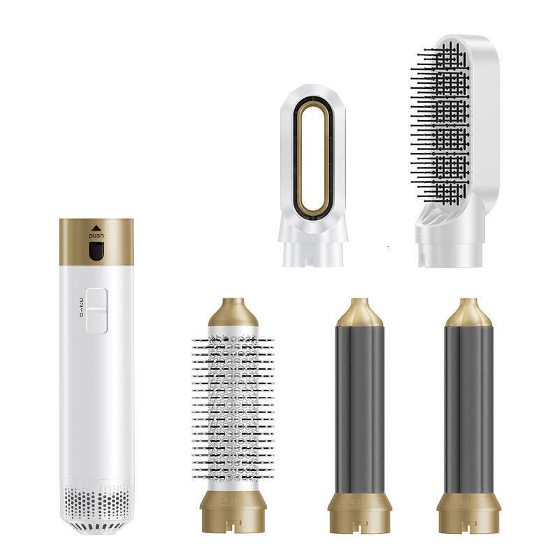 5-In-1 Automatic Electric Rotating Hair-Friendly Multi-Functional Large Waves And Straight Curling Iron