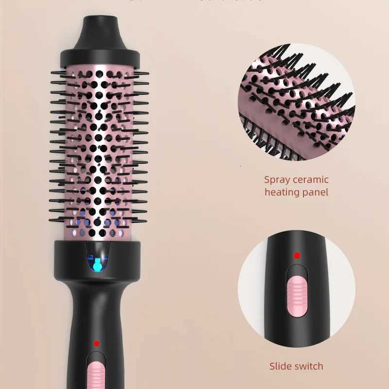 Fluffy Curling Comb Tube for Long and Short Hair Care Electric Fluffy Curling Comb W250814