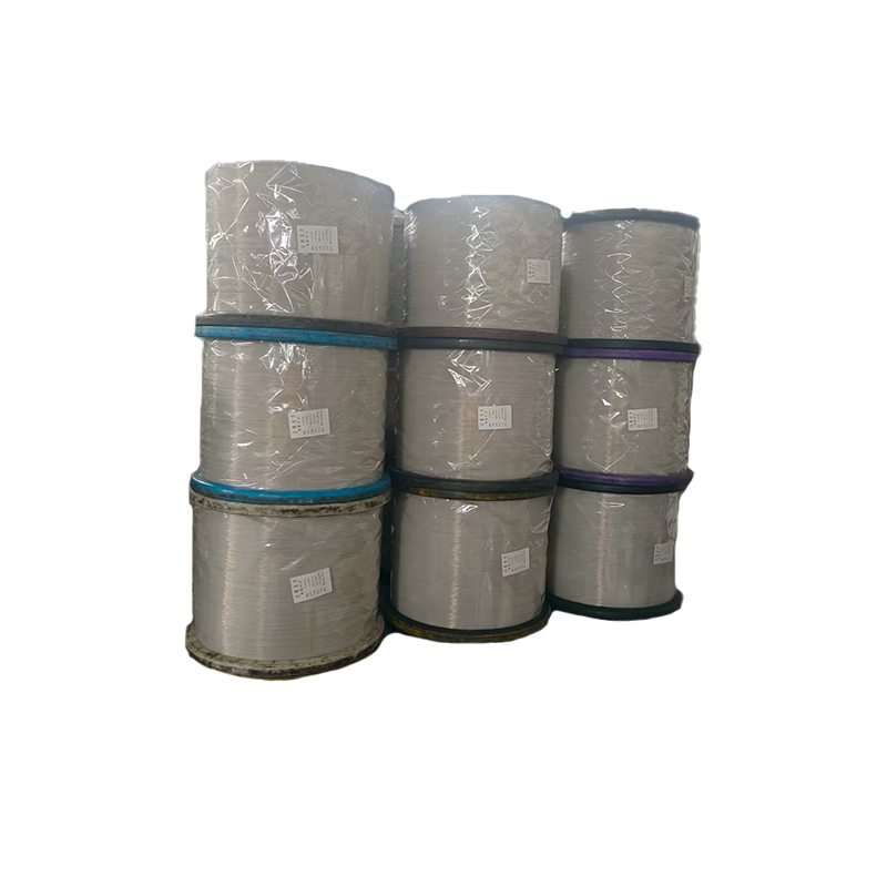 Small Size B-class White Nylon Polyester Monofilament is Used for Making Sturdy and Durable Zippers for Clothing and Luggage