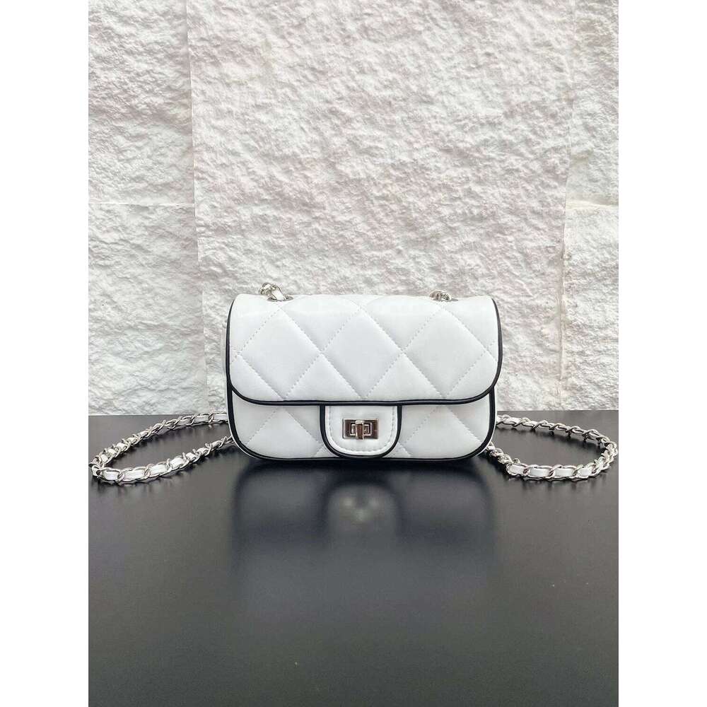 Designer Luxury Briti Sle Top Layer Cowhide Leather Small Square Chain Underarm Mobile Phone Women S Single Oulder Crossbody Bag