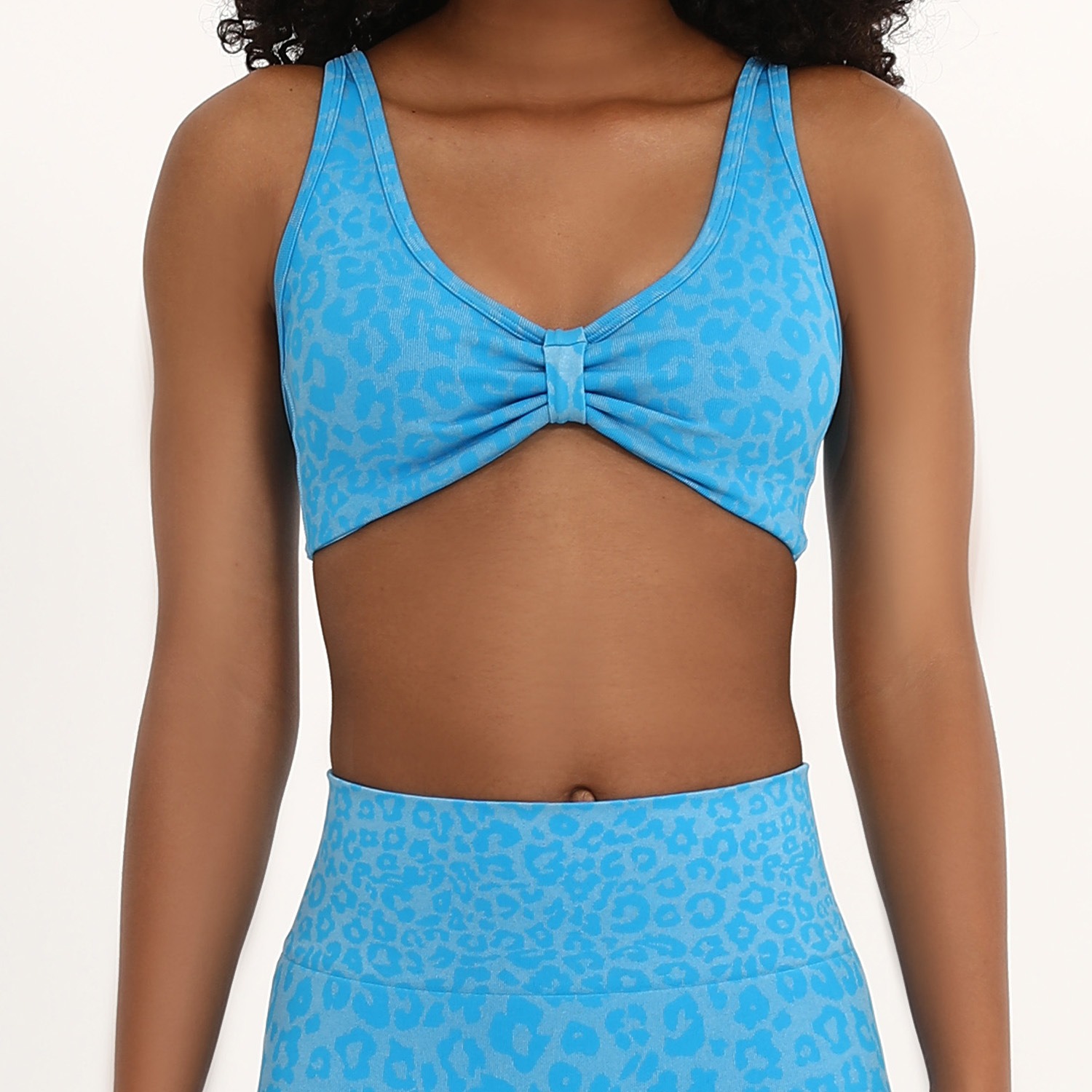 New Bow Knot Seamless Outdoor Fitness Sports Bra Push Up Moisture Wicking Non Slip