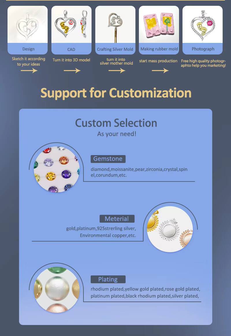 Grace Jewel Custom Sterling Sier Rhodium Plated 4.0mm Moissanite Tennis Bracelet with GRA Certifications