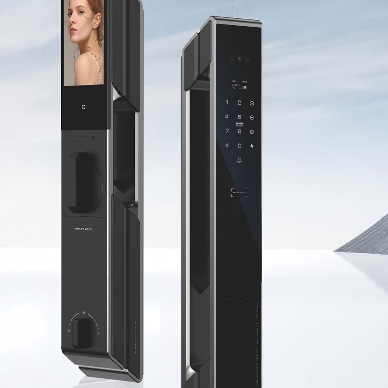 3D Face Recognition Smart Door Lock Electronic Biometric Fingerprint Automatic Smart Lock RUBINHR C939