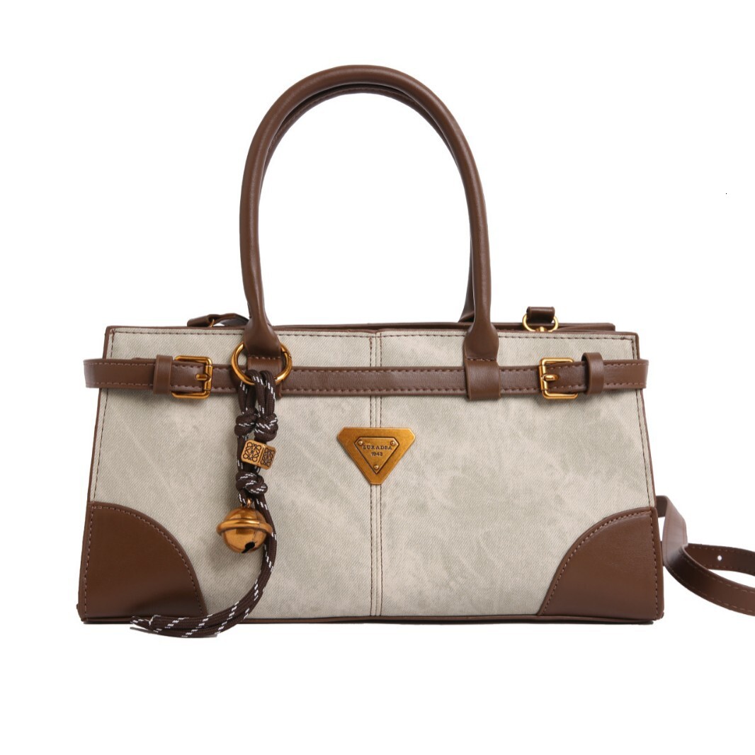 Luxury Brand Designer Bag Frosted Vintage Bag For Women, Large Capacity 2025 New Autumn Winter Casual Niche Crossbody Bag, Handheld Commuting Bag