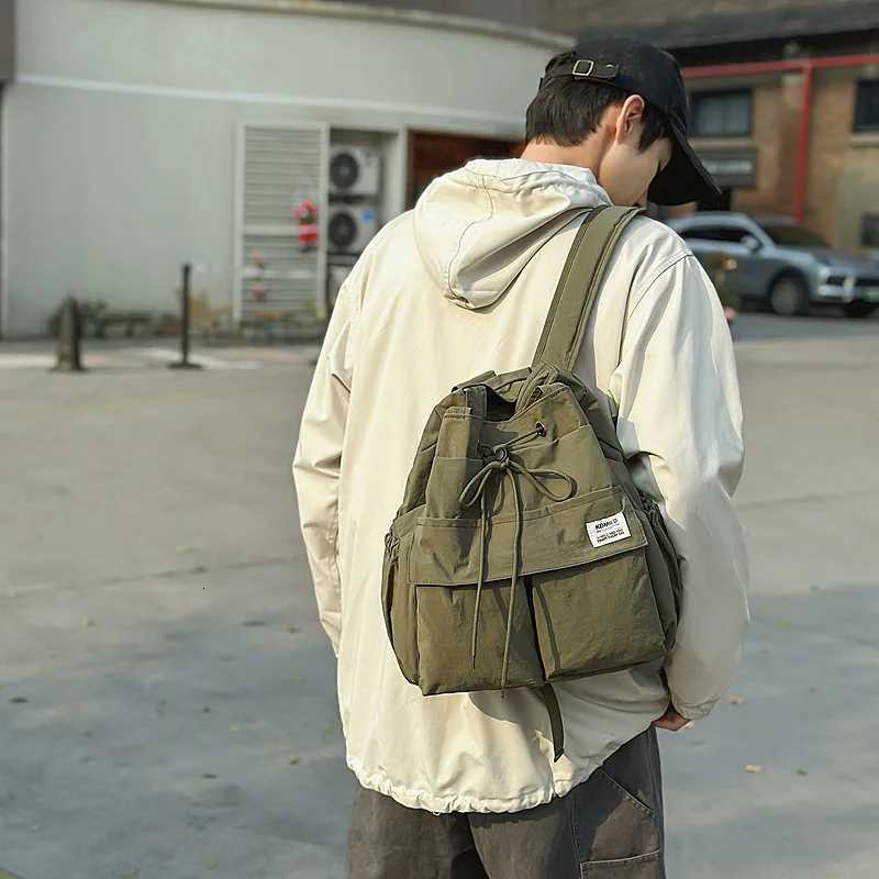 Travel Dual-Purpose Small Double Shoulder Bag Women Lightweight Trendy Brand College Student Class Commuting Simple Mountain ... XJ250814