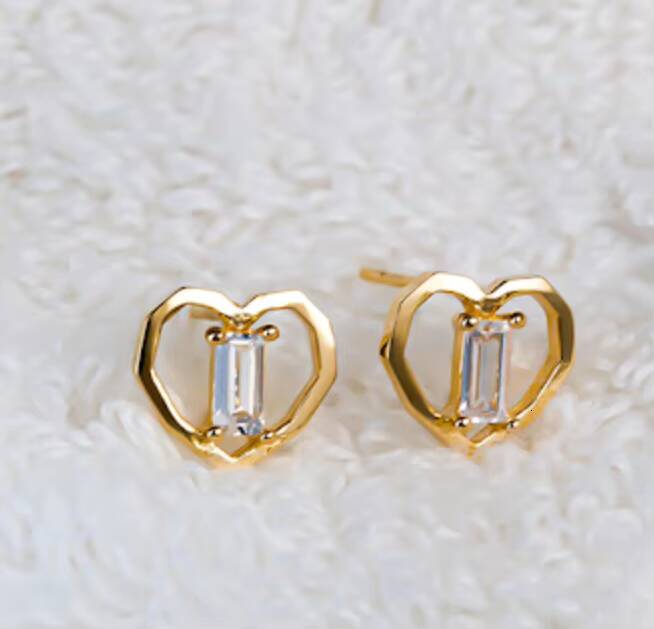 Made in Korea NeeGee Jewelry Fashion Loose Cubic Zirconia Filled Earrings