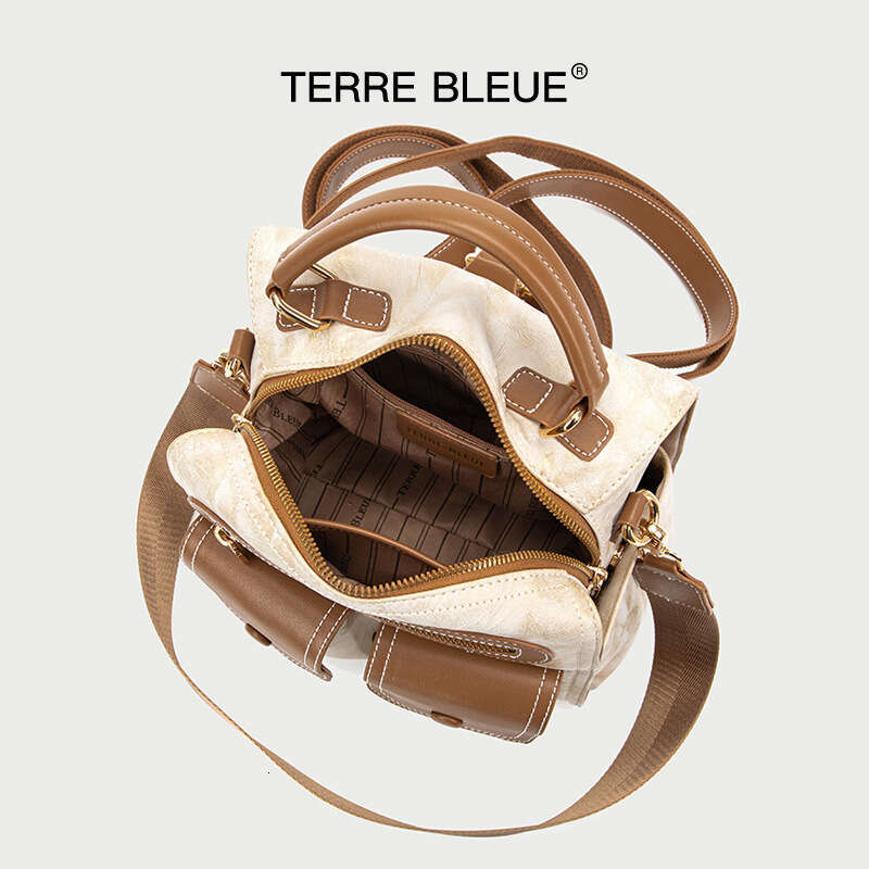 2025 Summer New Double Pocket Niche High-End Feel Outdoor Travel School Casual Backpack