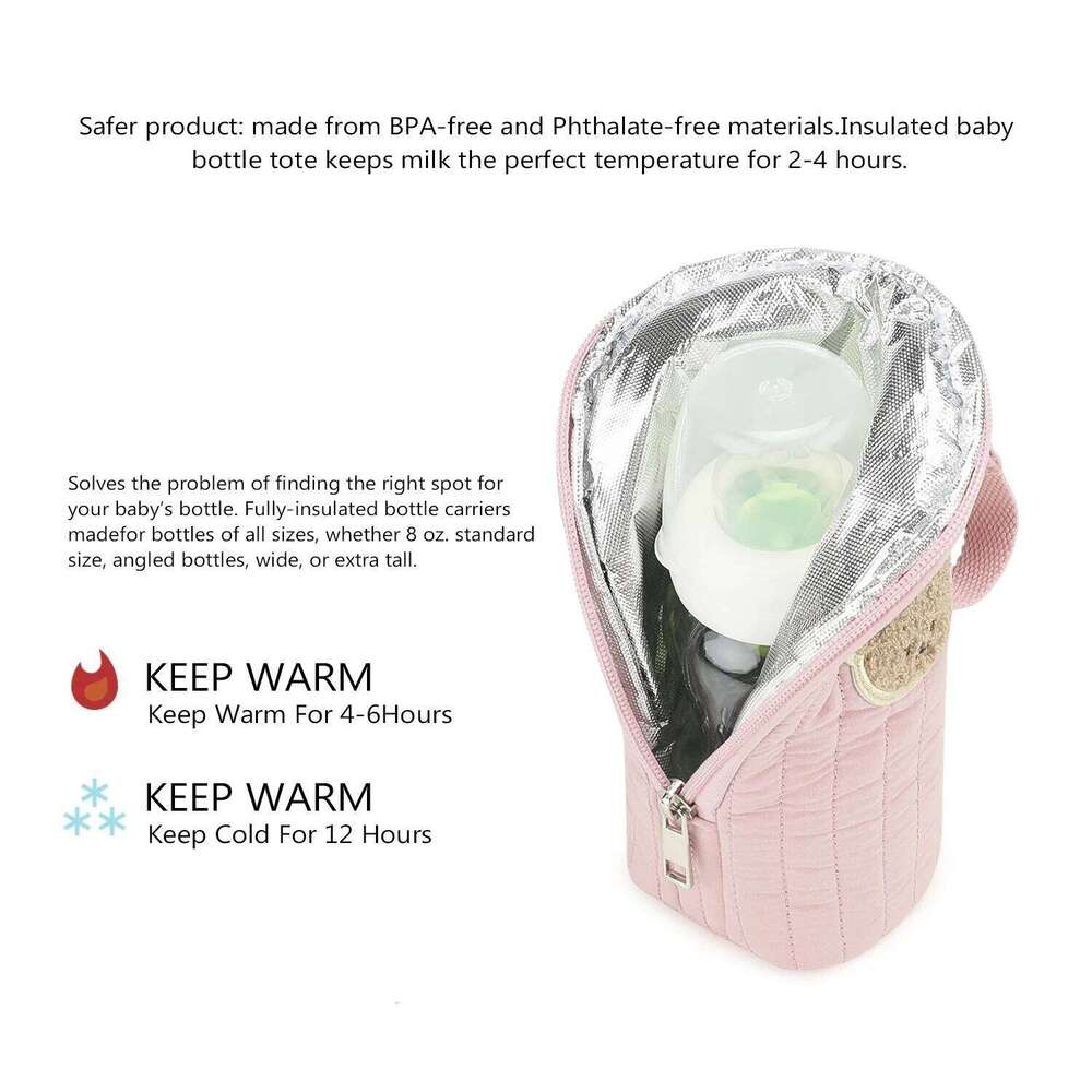 Handheld bottle bag aluminum film for insulation and heat preservation. Bottle storage