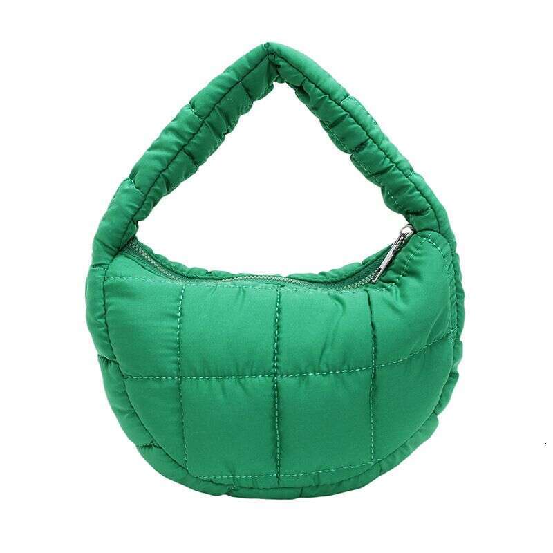Women's Bags Spring Autumn Winter New Candy Color Bubble Handbags Net Red Waffle Pleated Girls Shoulder Bag Trendy