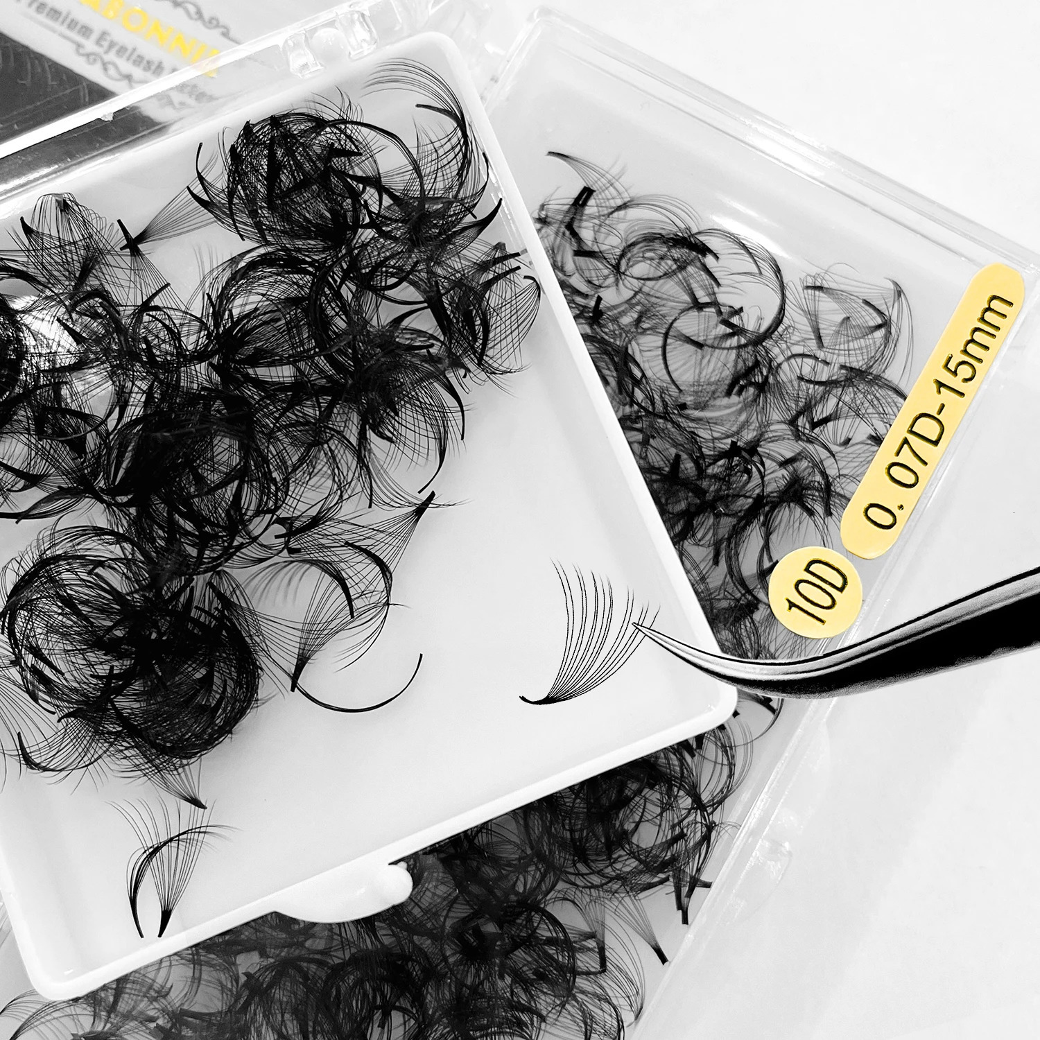 Abonnie 18mm Premade Volume Fan Pointy Base Fans Mega Eyelashes s 250811