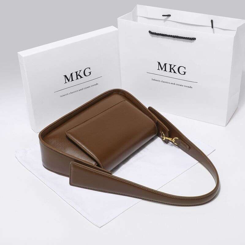 High-end niche design women's bags retro one-shoulder underarm bag