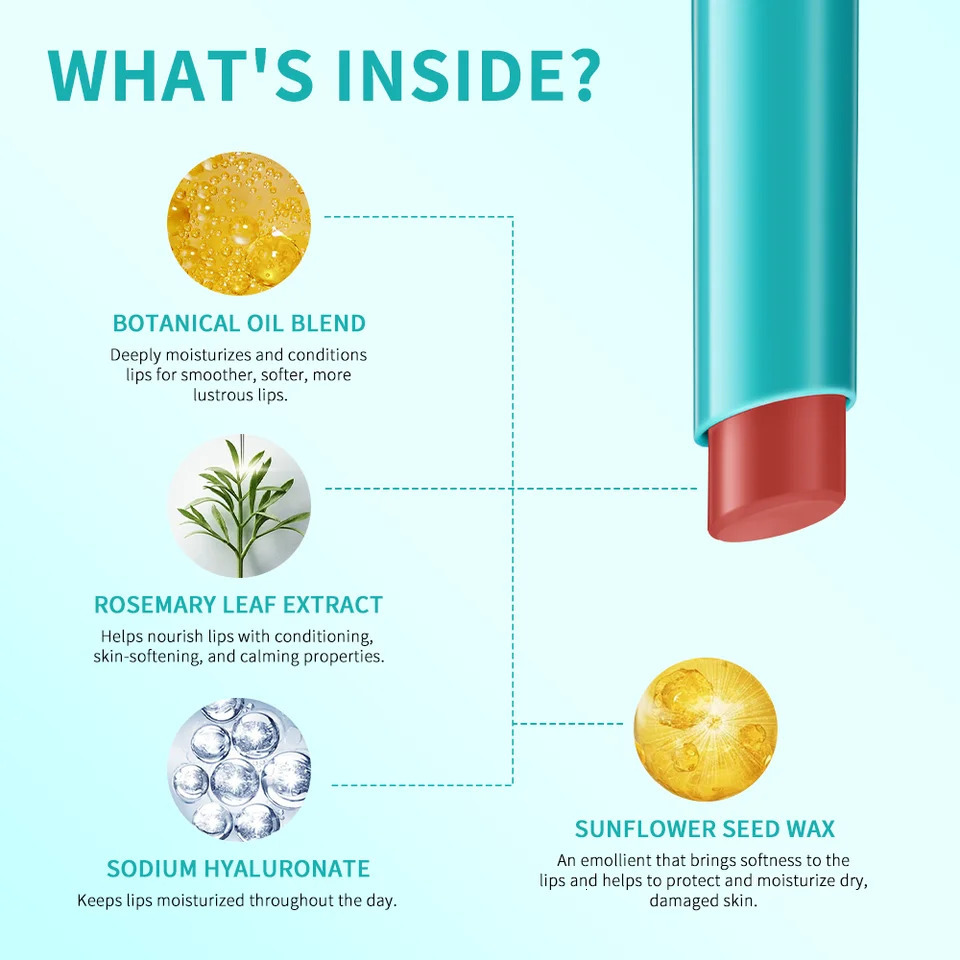 Jelly Solid Lip Tint Cute Hydrating Mirror Red Brown Lipstick Clear Lips Tint Nature Nude Korea Lip Makeup Cosmetic 250813