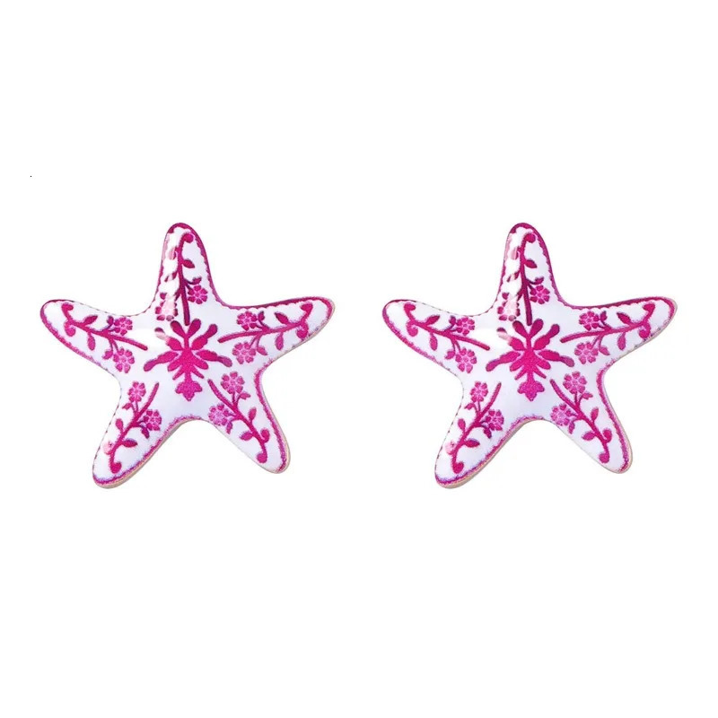 2025 Fashion Exaggeration Summer Marine starfish Earrings for Woman Holiday Party Bohemian Jewelry Accessories Gifts 250812