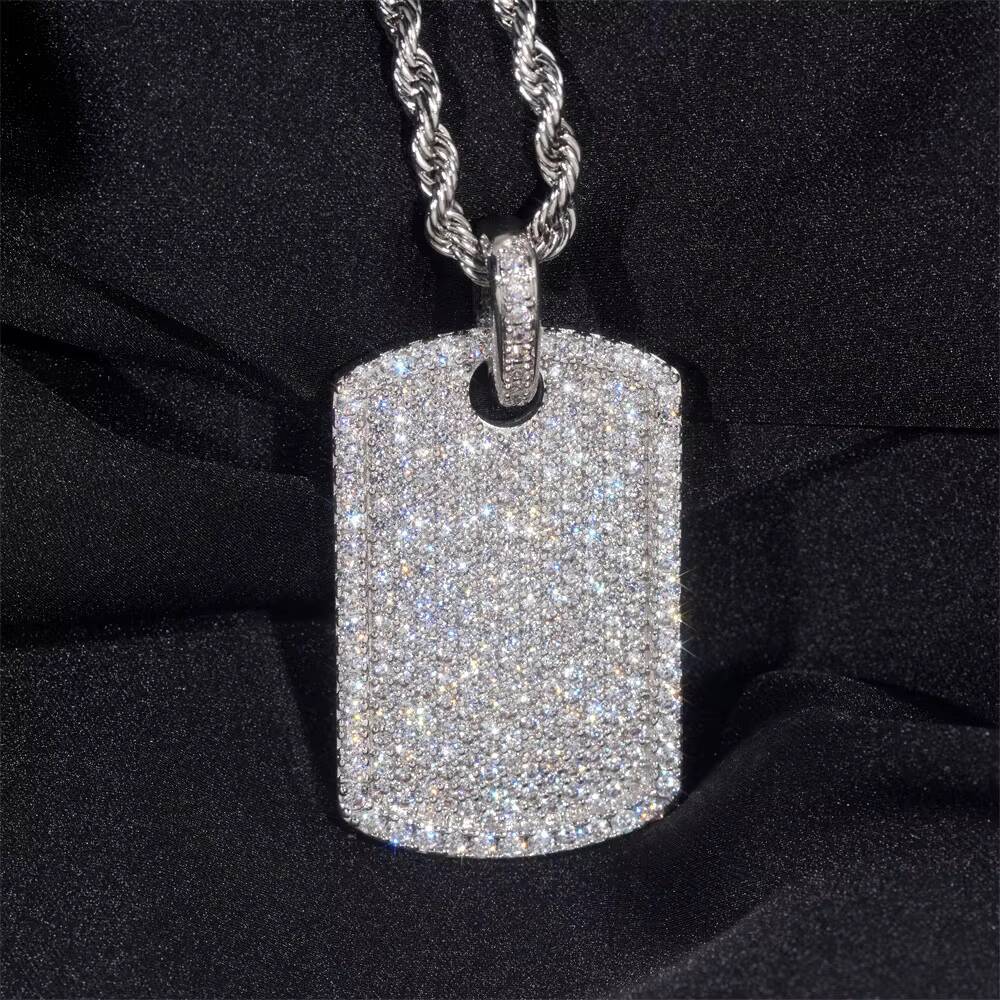 Hot-selling Hip Hop Personalized 925 Silver Vvs Moissanite Trendy Pendant