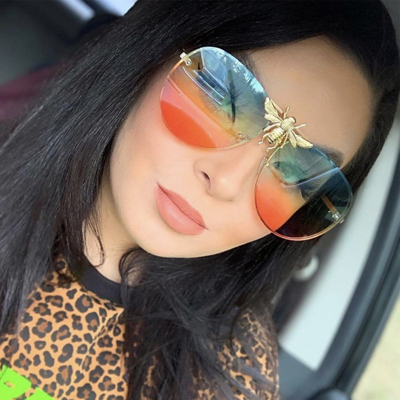 Designer Sunglasses For Women Men Oversized Sunglasses UV400 Protection Classic Sunglasses Luxury Polarized Goggle Pilot Alloy Frame Eyewear KP7835