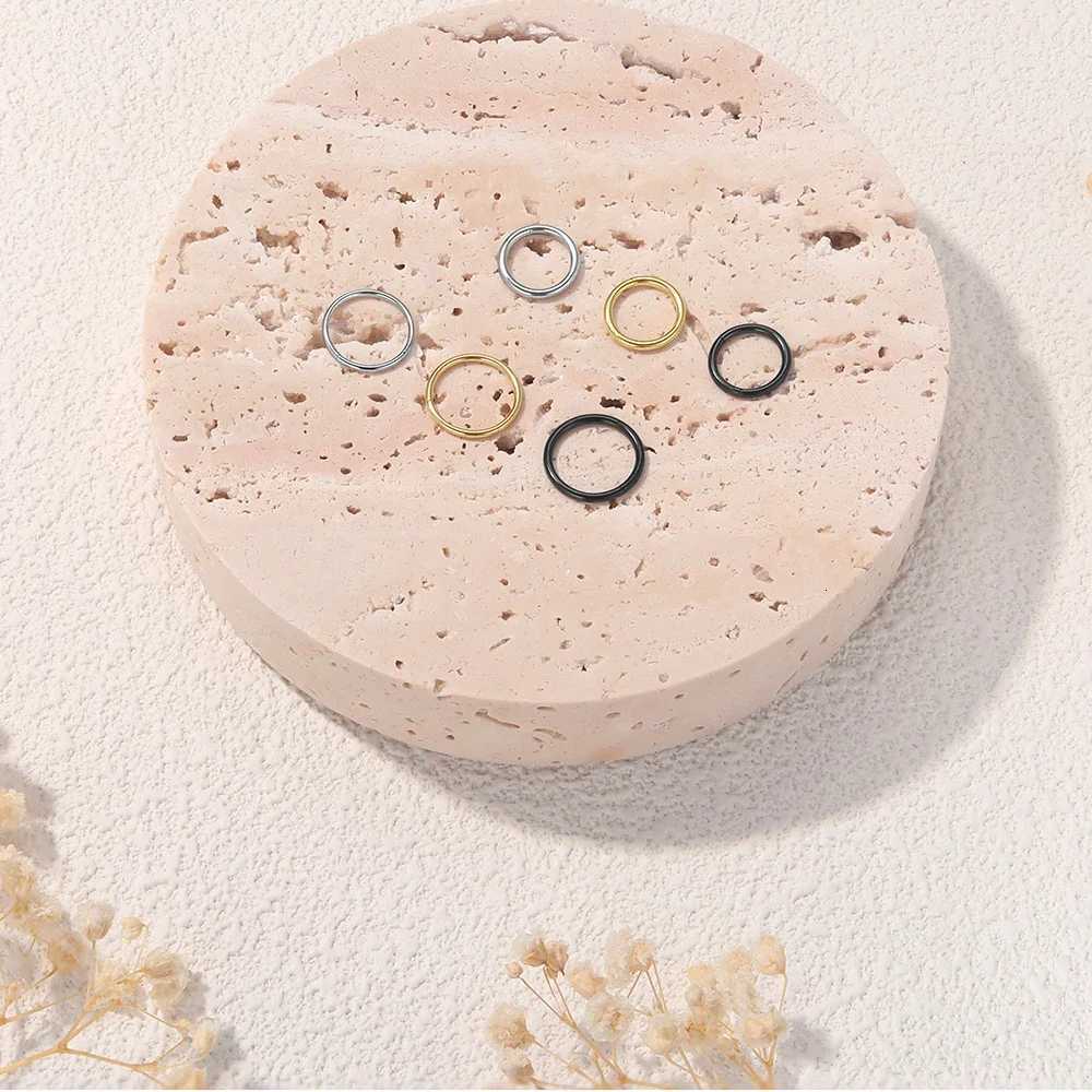 316L Stainless Steel Classic Nose Ring for Men and Women Hoop Earrings Septum Helix Ear Piercing Jewelry 18G XJ250814