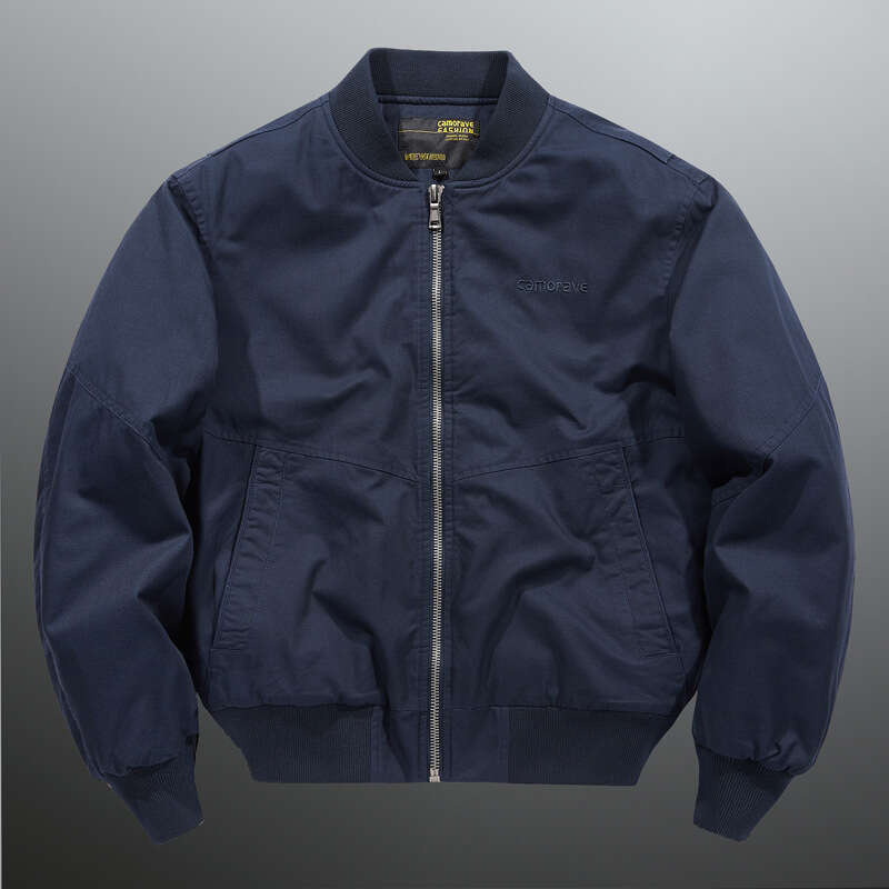 Men's Clothing Thick bomber autumn and winter loose large size men's baseball jacket casual cotton clothing