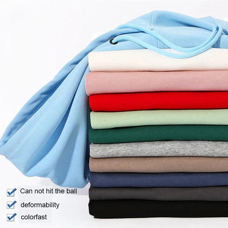 Custom Embroidery Hooded Sweater Mens Loose Size Autumn Cotton Sweatshirt High Quality Tops Male Hip Hop Pullover 250729