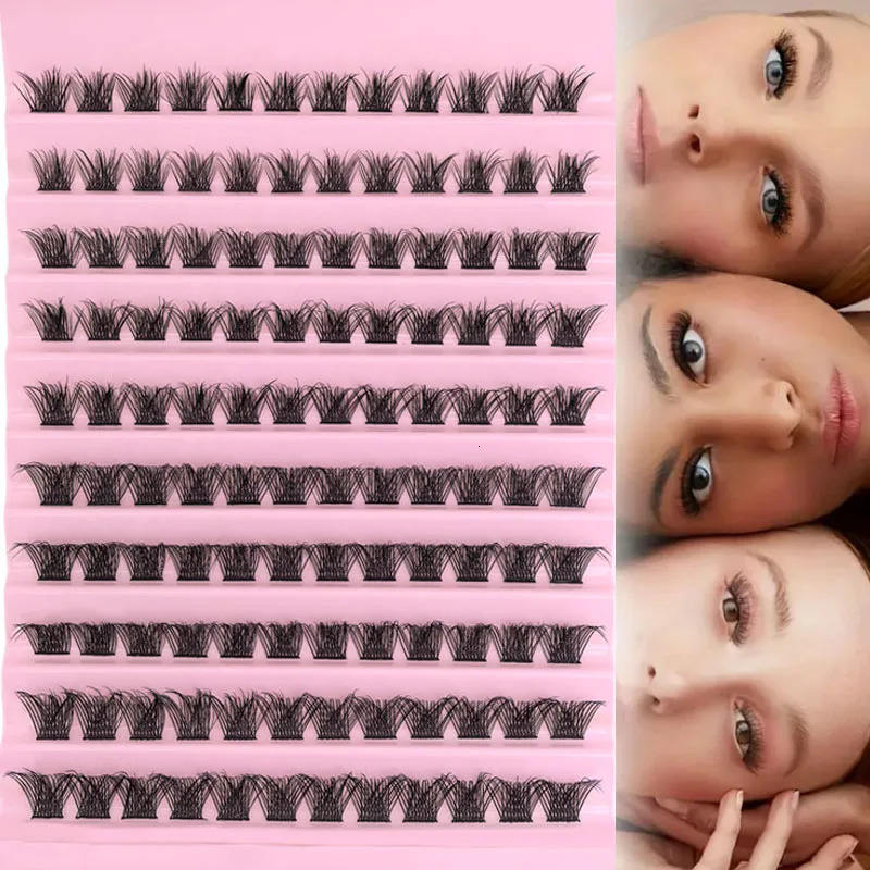 DIY Eyelash Kit Individual Lashes Cluster Mix Lash Clusters with Bond and Seal Accessories 250811