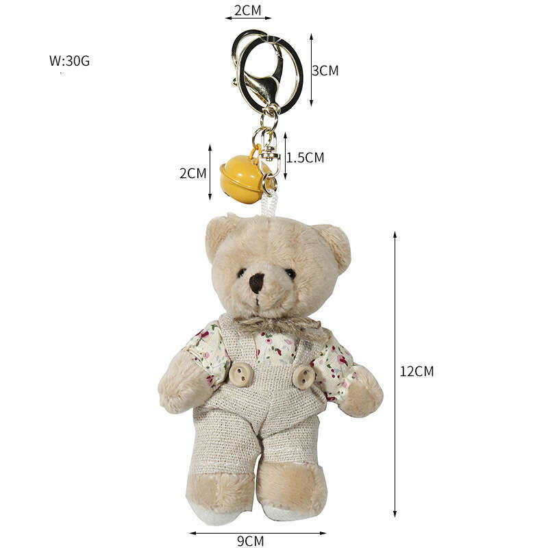 Bag charms Designer charm for women Cartoon Keychain Doll Backpack Pendant Creative Little Bear Bag Decoration Cute Plush Toy