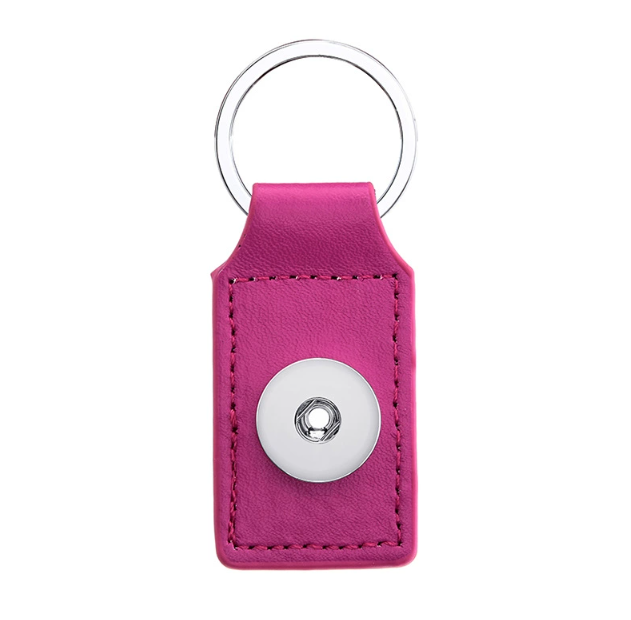 Keychains & Lanyards Noosa Pu Leather 18Mm Square Snap Button Key Rings Keychain Fit Diy Ginger Snaps Keyrings Jewelry Drop Delivery Fashion Jewelry f