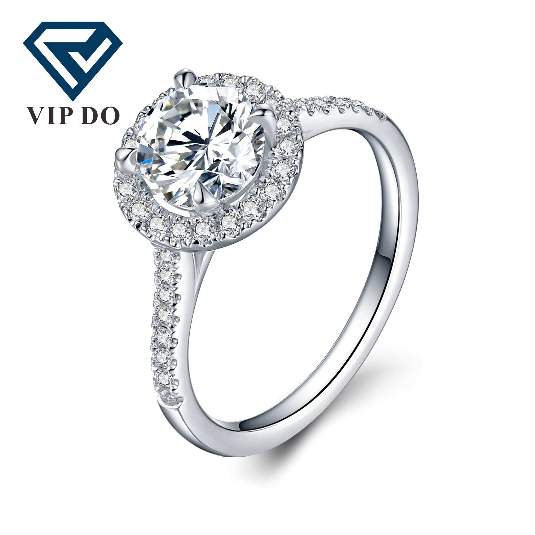 Custom Grown Dia 9K 10K 14K Solid White/yellow/rose Gold Lab Cultivated Wedding Ring Fine Jewelry