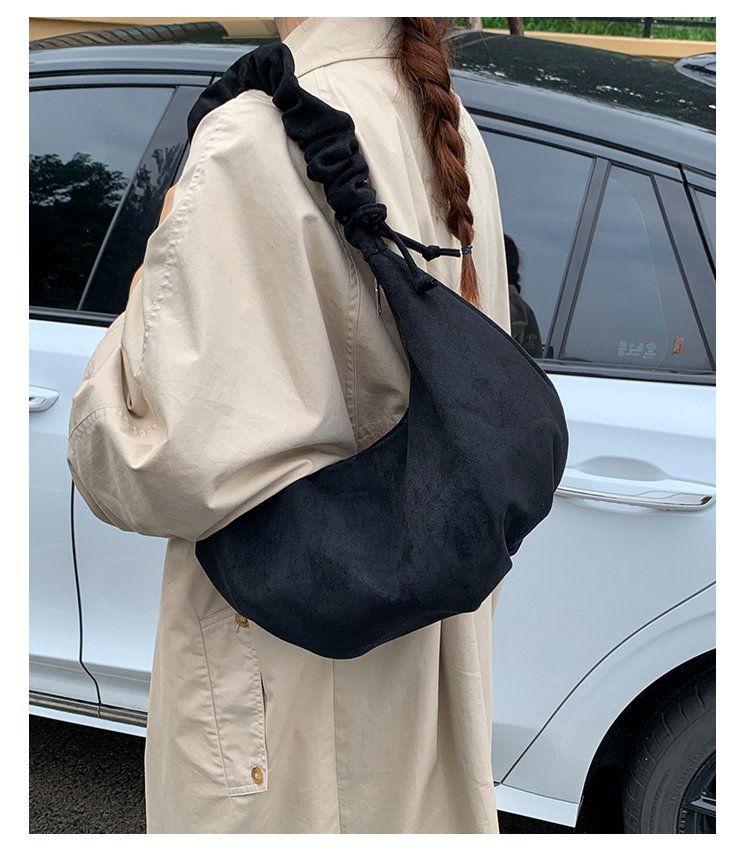 one shoulder crossbody bag zipper onesize cloud bag womens bag summer 2025