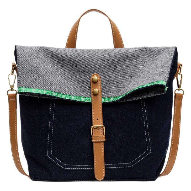 2025 New Niche Denim Messenger Trendy Artistic Youth Handbag Large Capacity Single Shoulder Bags Designer Women Crossbody Bag for Women