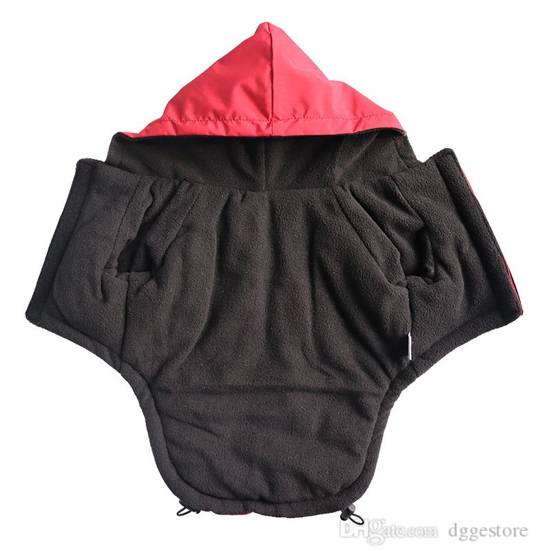 Soft and Warm Dogs Hoodie Designer Dog Apparel Doggy Face Sweater Pet Winter Coat Jacket Cold Weather Clothes for French Bulldog XL