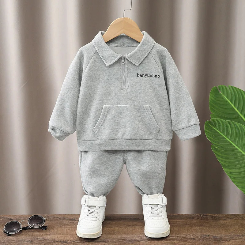 Children Set Spring and Autumn Korean version Boys Cartoon Casual Sports Coat Top Pants Fashion Kids garments 0-5 Year Old 250813