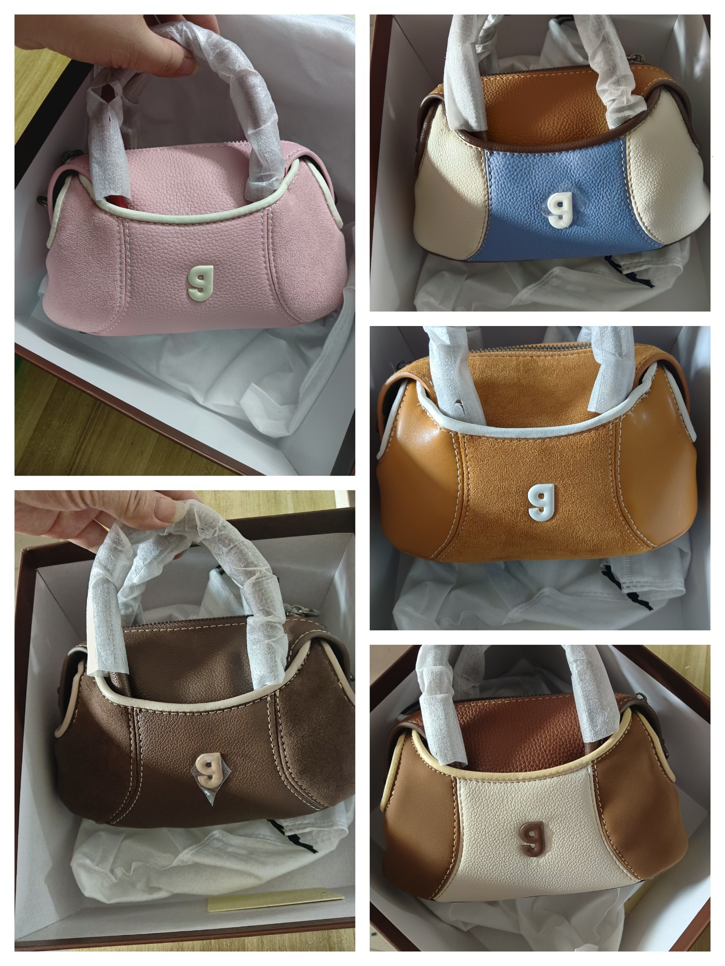 Boston bag 2025 new designer handbag women's crossbody bag