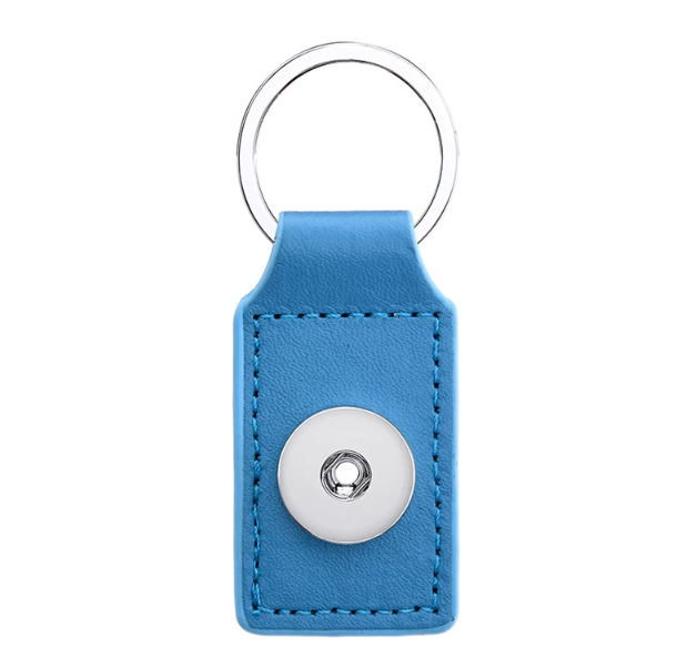 Keychains & Lanyards Noosa Pu Leather 18Mm Square Snap Button Key Rings Keychain Fit Diy Ginger Snaps Keyrings Jewelry Drop Delivery Fashion Jewelry f