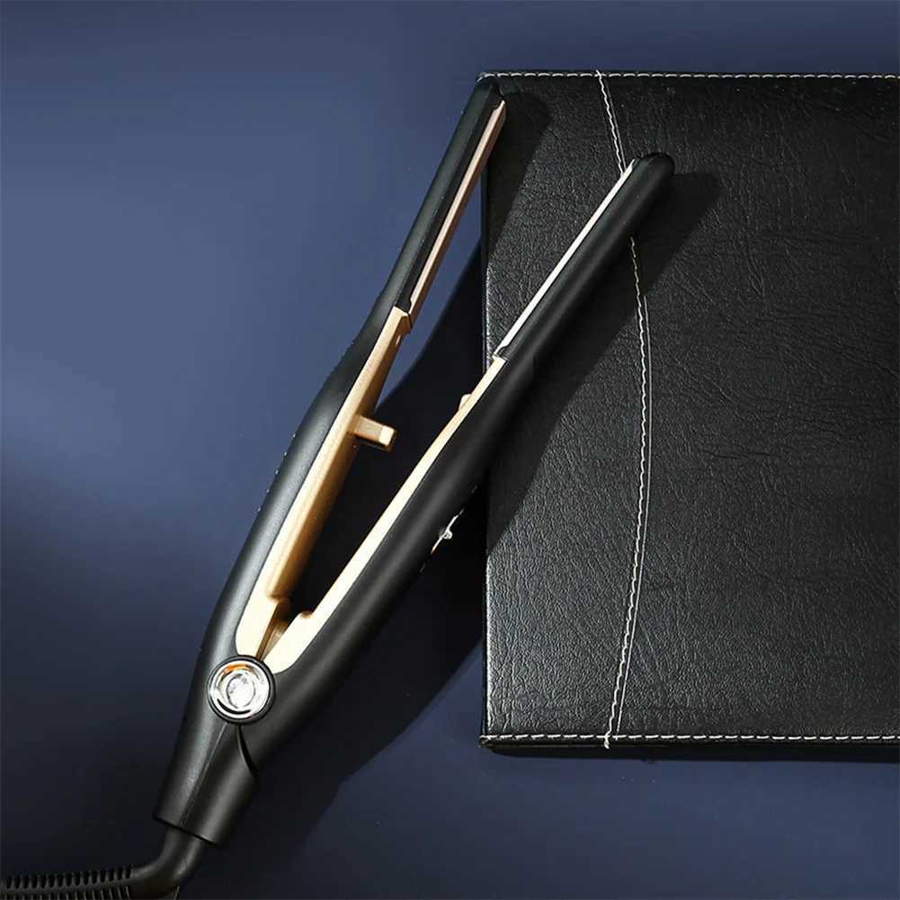 2 In 1 Professional Ceramic Flat Iron Electric Splint Flat Iron Negative Ion Straightening Curling Iron Plates Corrugation Hair Care W250814
