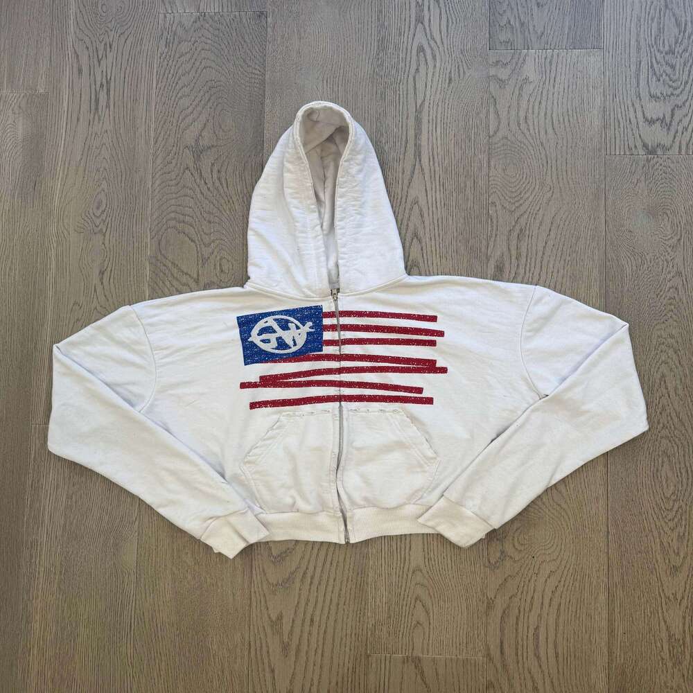 New Y2K Pattern Street Fashion Unisex Spring Zipper Printed Hoodie Sweatshirt