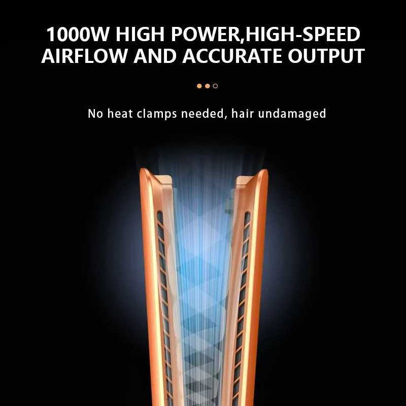 Kemei Hair Straightener Flat Iron for Thick Naturally Curly Hair Wet to Dry Straightening with Air Dries and Straightens Hair W250814