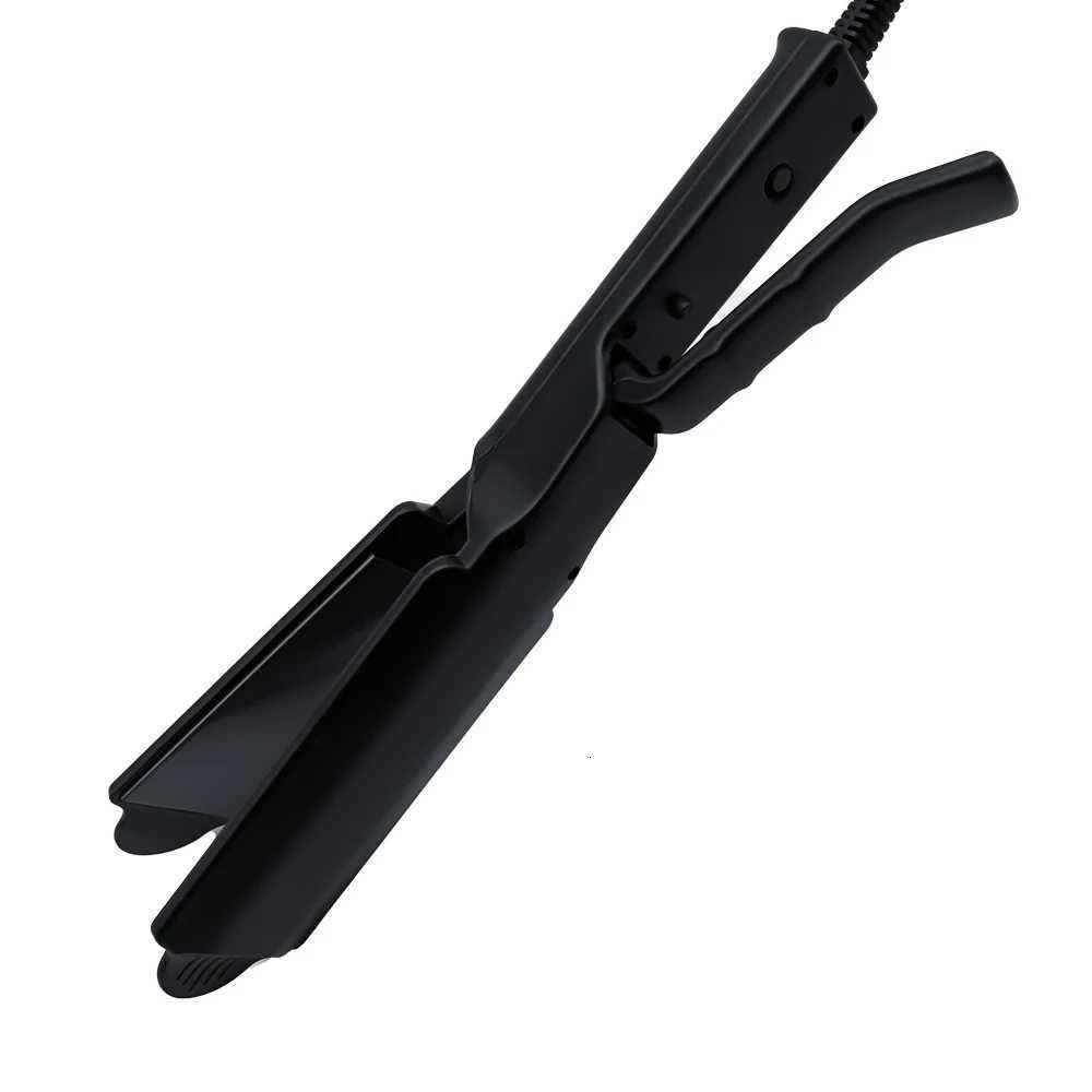 Four Grades Black Hair Straightener Temperature Adjustment Ceramic Tourmaline Ionic Flat Iron Hair Straightener For Women W250814