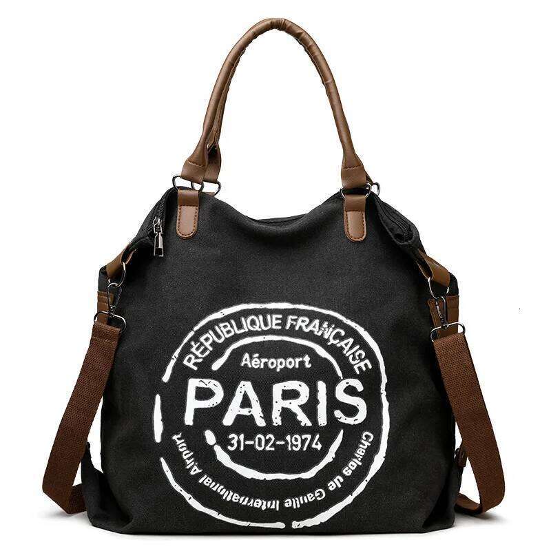 Women's Fashion Purse Vintage CANVAS Large Capacity Handbag Inclined Shoulder Mom's Bag